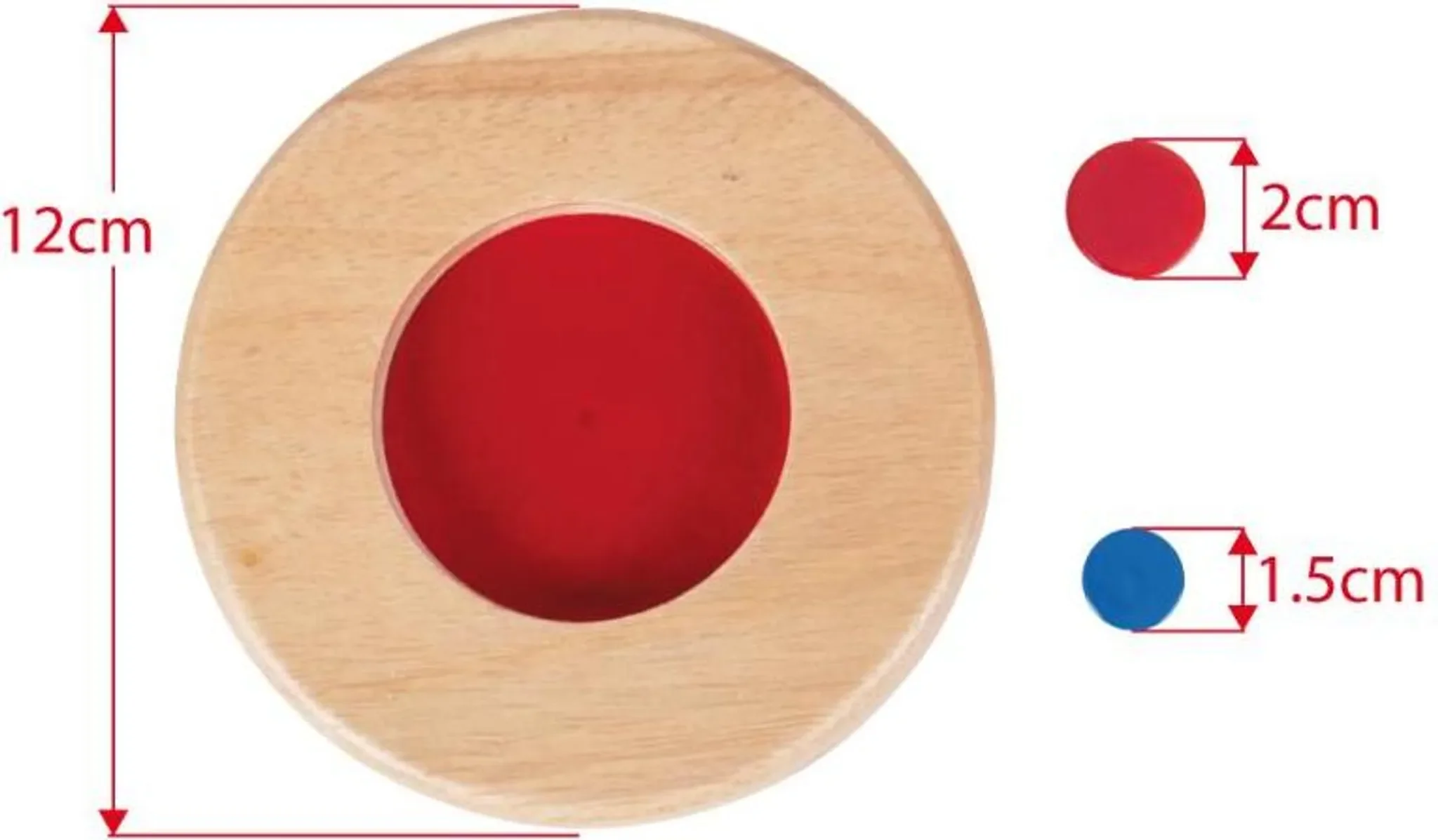 BigJigs Holz Tiddly Winks – klassisches Kinderspiel